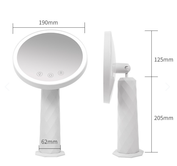 Espejo de Maquillaje con Luz LED De Escr