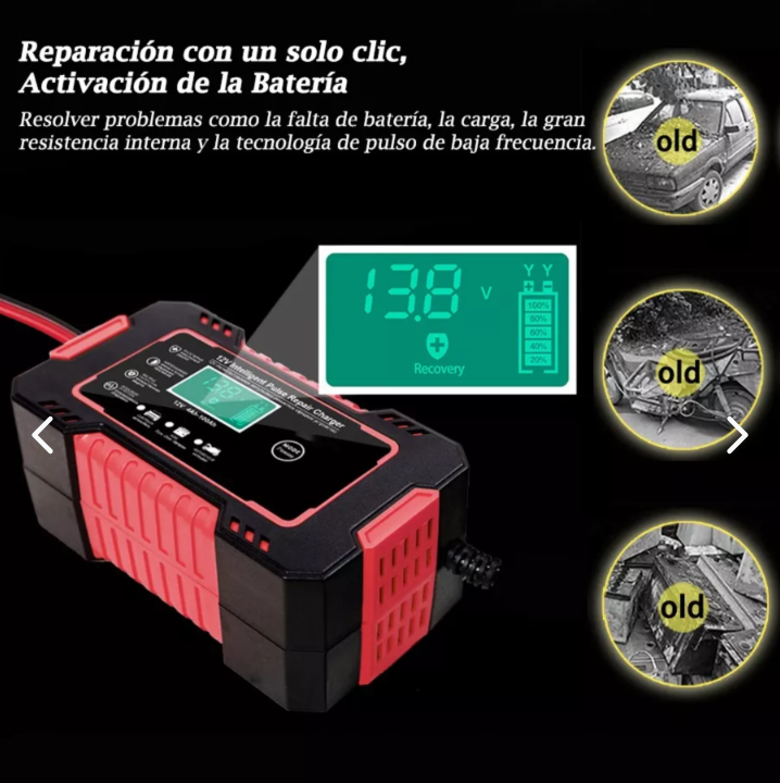Cargador Inteligente De Baterías Auto