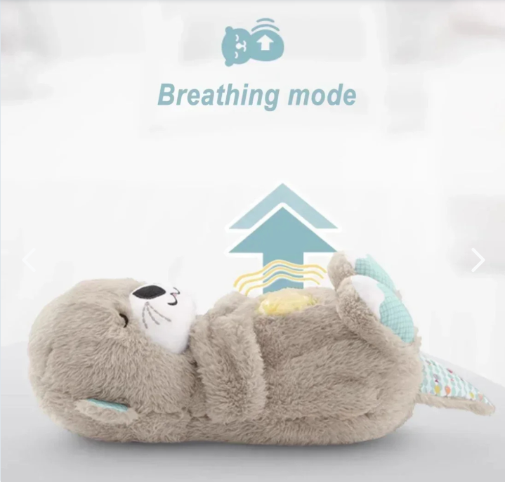 Nutria Peluche De Apego Con Respiracion