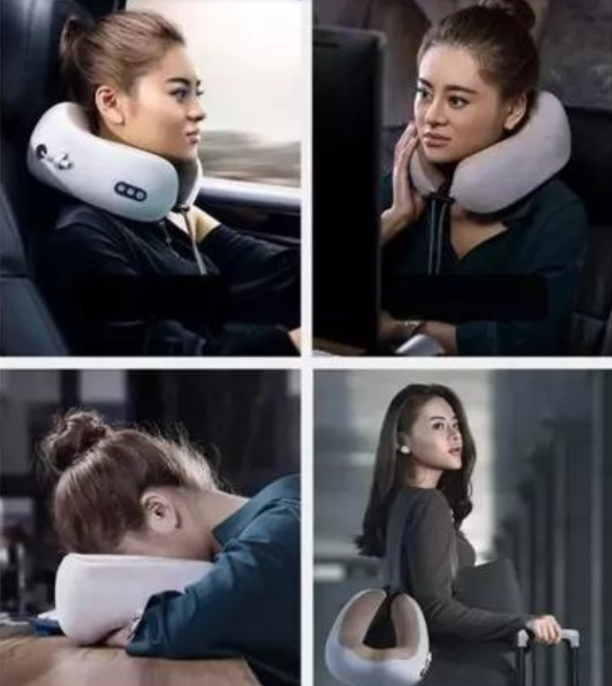 Masajeador Almohada Cervical Recargable