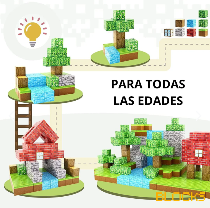 SET DE CUBOS MINECRAFT 28PCS