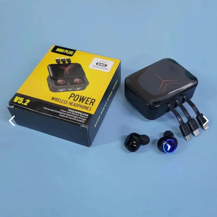 M88 PLUS POWER BANK CON AURICULARES INTE