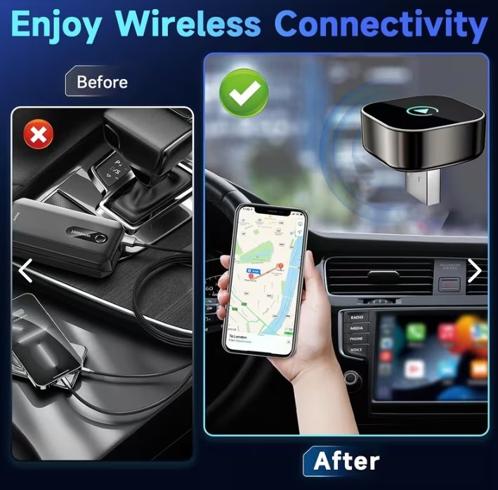 Adaptador Inalámbrico para CARPLAY
