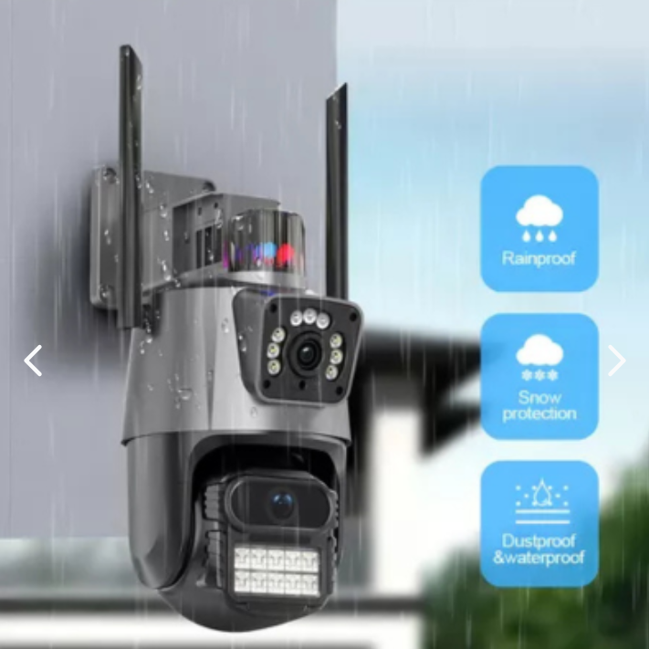 Camara De Seguridad Wifi Con Doble Lente
